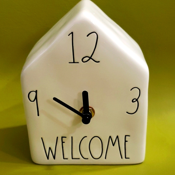 Rae Dunn WELCOME Clock